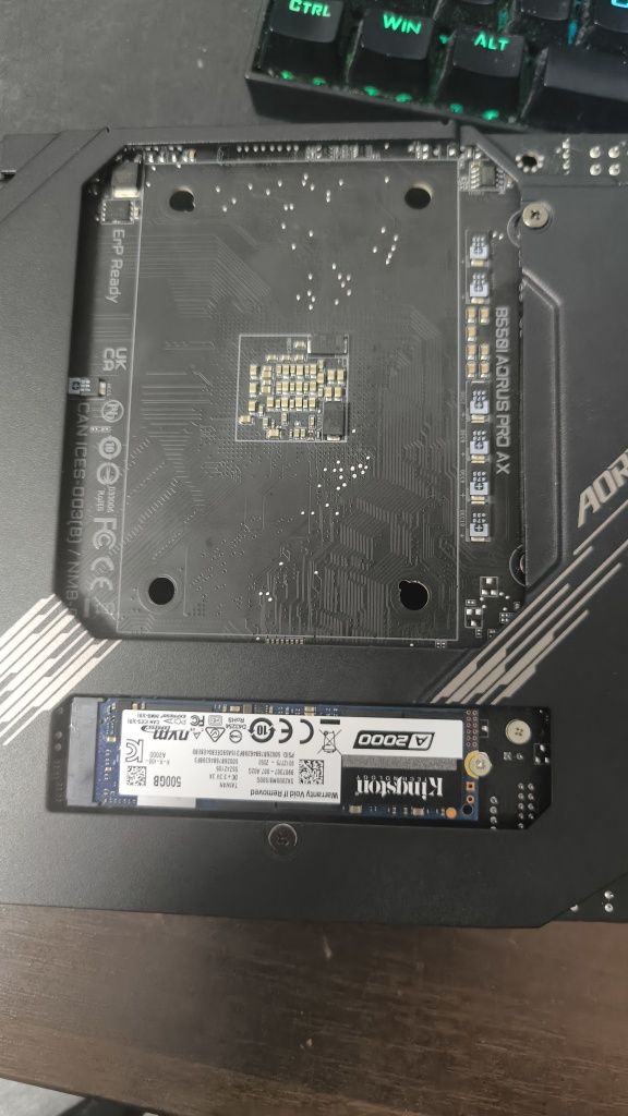 Mini-ITX ПК комплект R7 5800X, 64gb 3200mhz, 2x 512gb m2., b550iaorus