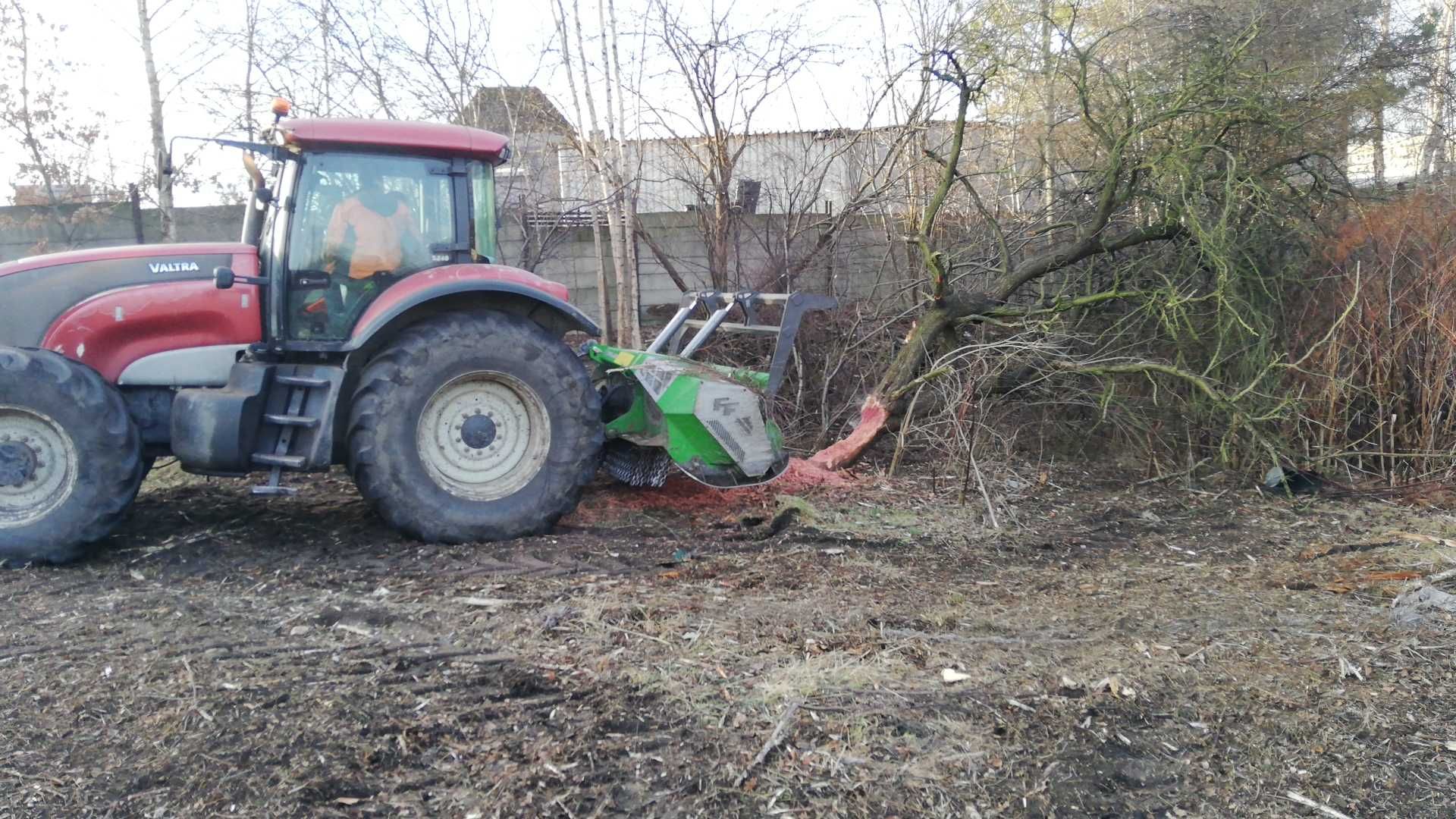 REKULTYWACJA Czyszczenie działki MULCZER LEŚNY wycinka drzew