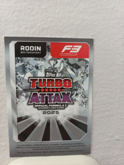 Karta Louis Sharp topps F1