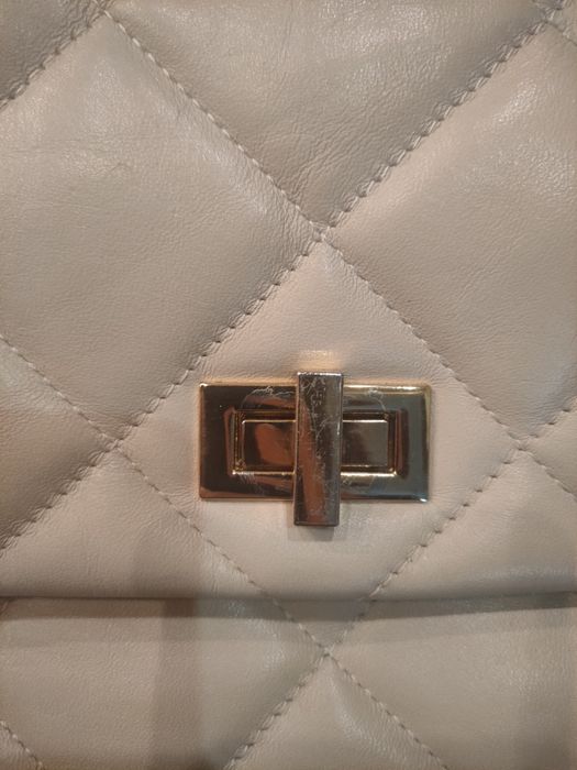 Torebka skóra naturalna Massimo Conti