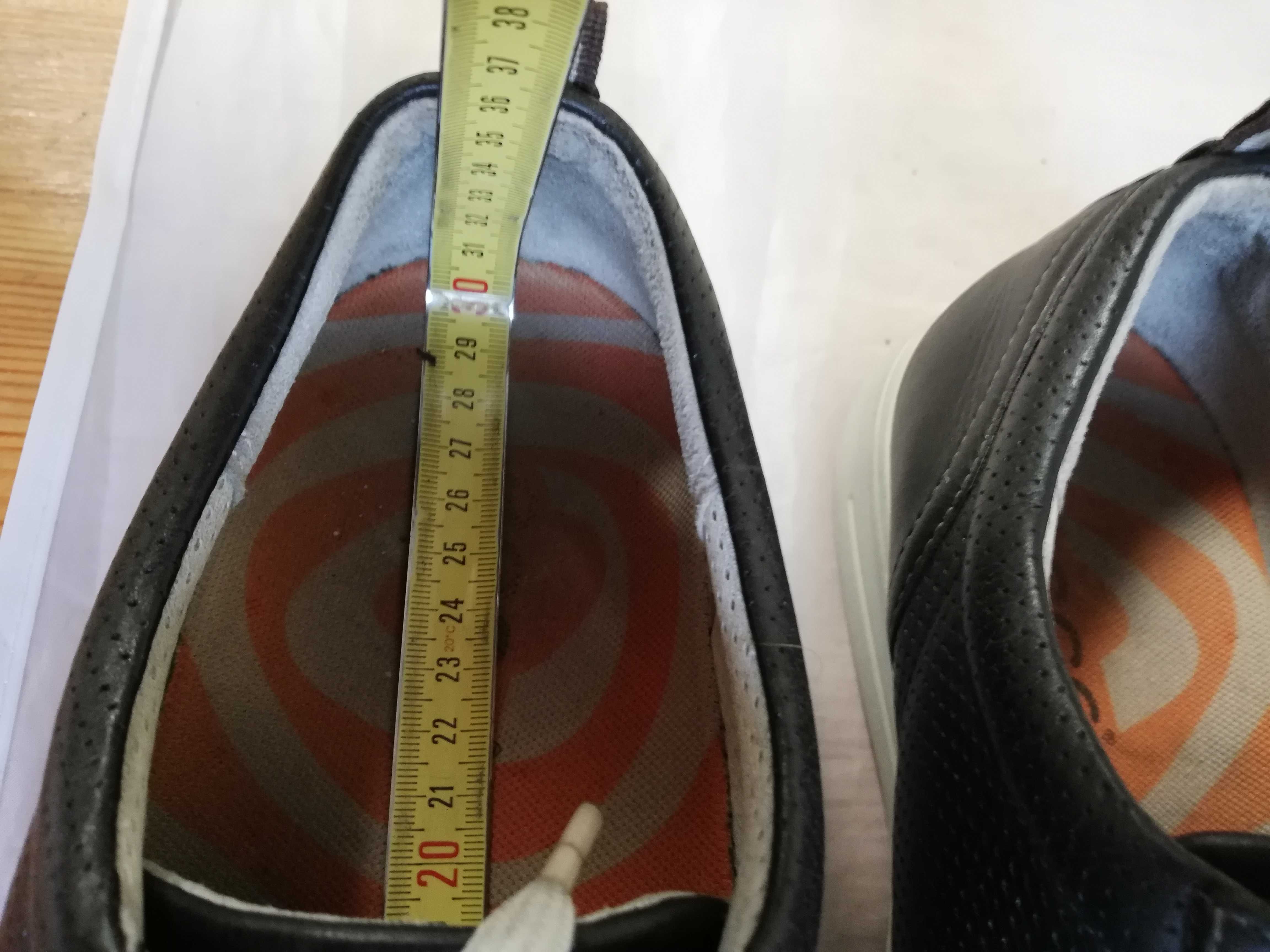 Buty męskie skórzane ECCO Soft r. 46 wkł 30,5 cm