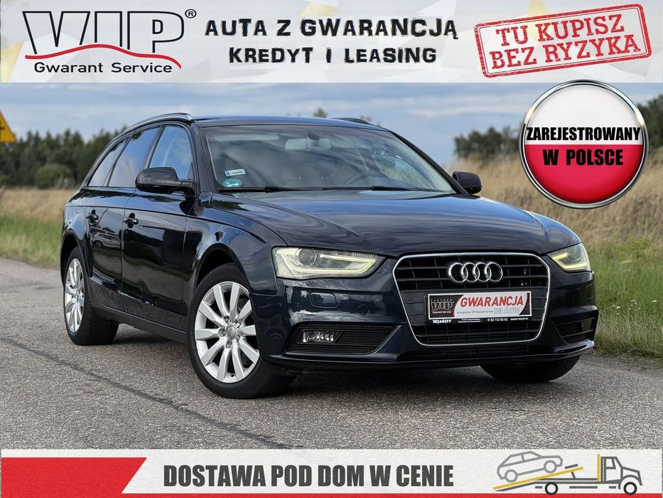 Audi A4 LEDY zarejestrowany / PISEMNA GWARANCJA w cenie / Transport / KREDYT