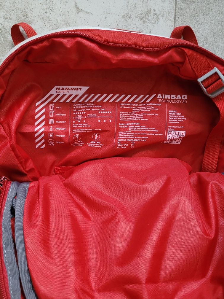 Plecak Lawinowy Mammut 3.0 Ride Removable Airbag 30L Lava