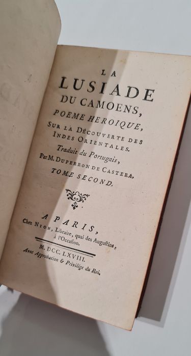 La Lusiade du Camoens - Poeme Heroique - 1768 / 2 Volumes