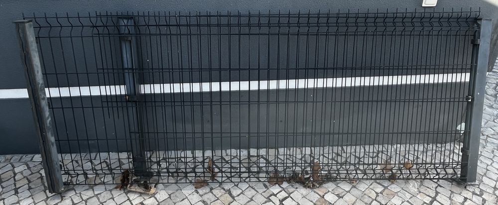 2 painéis de rede em aluminio