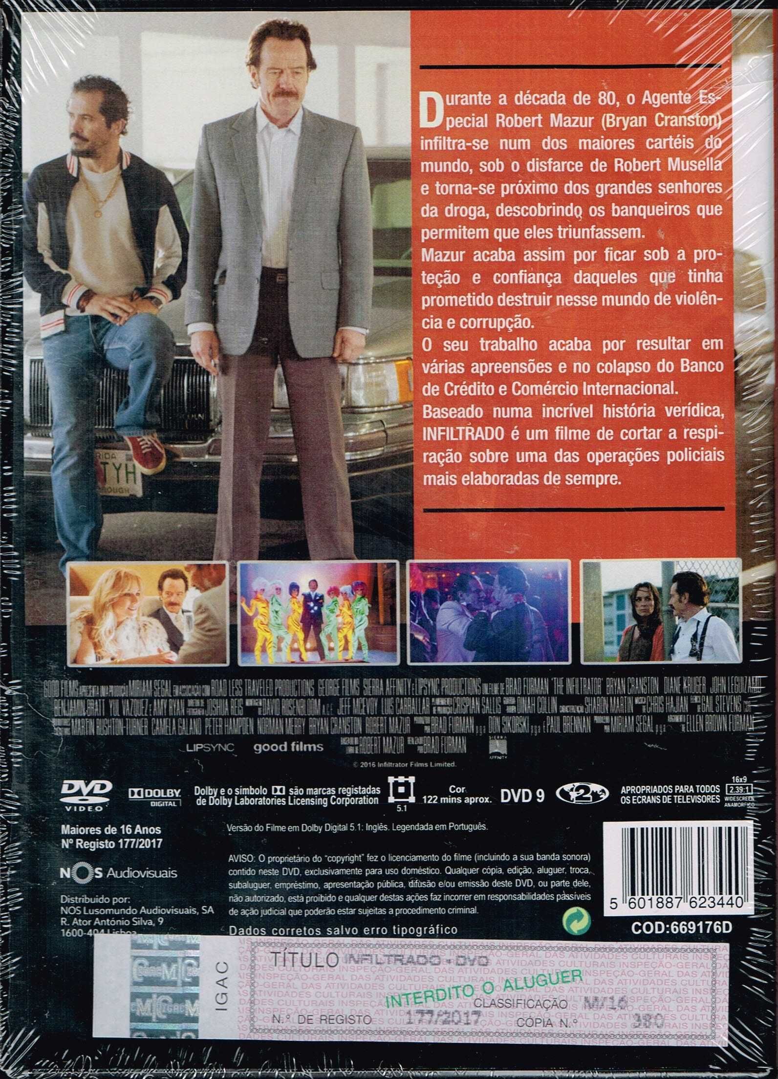 Filme em DVD: Infiltrado - NOVO! A Estrear! SELADO!