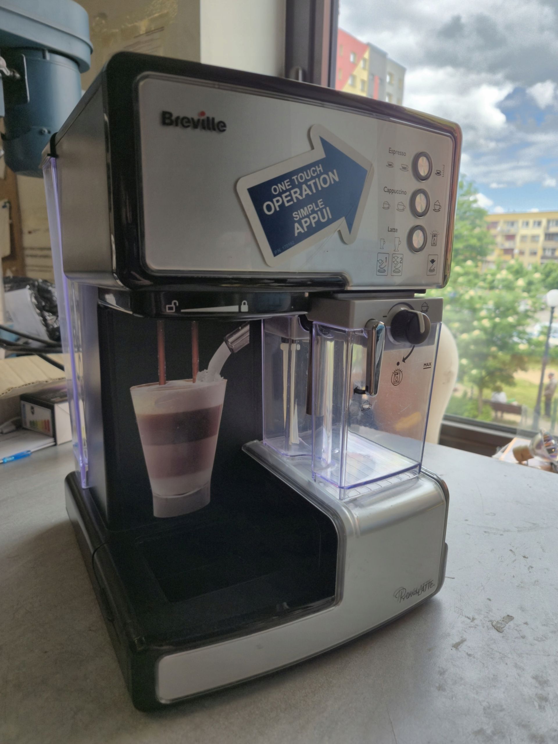 Ekspres do Kawy Kolbowy Ciśnieniowy Automatyczny Breville Prima Latte