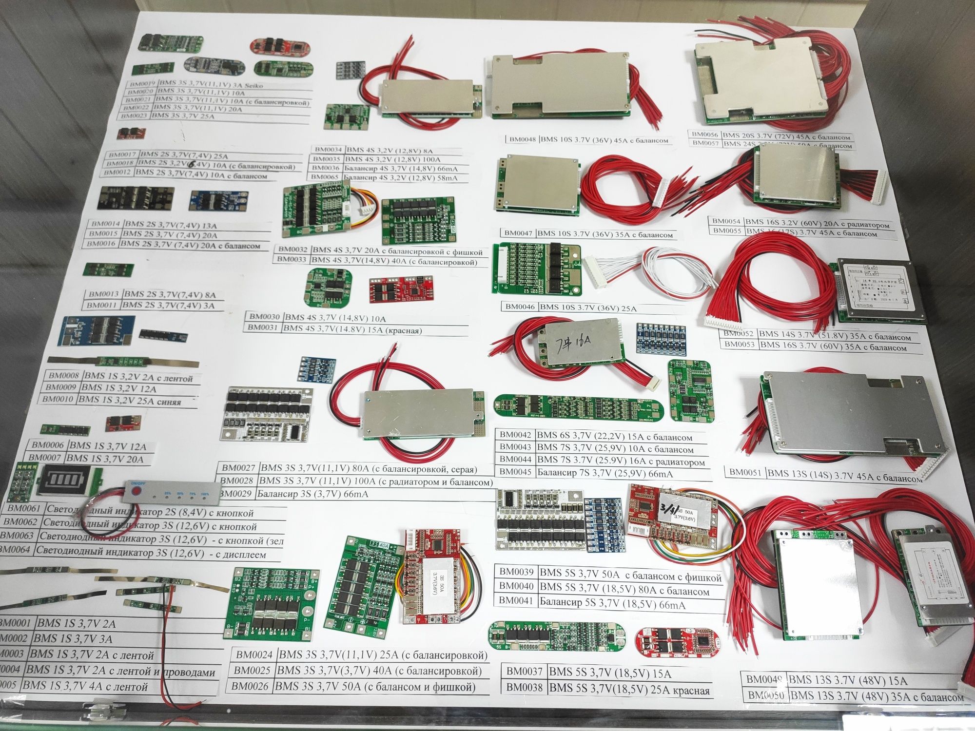 BMS 10S 36V 35A постоянки / BMS контроллер 10S с балансом