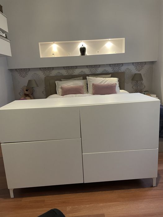 IKEA szafka regał Besta dl 120 x 74 biała