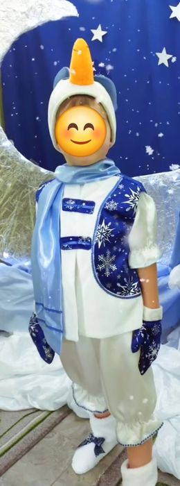 Костюм сніговика,  новорічний, карнавальний