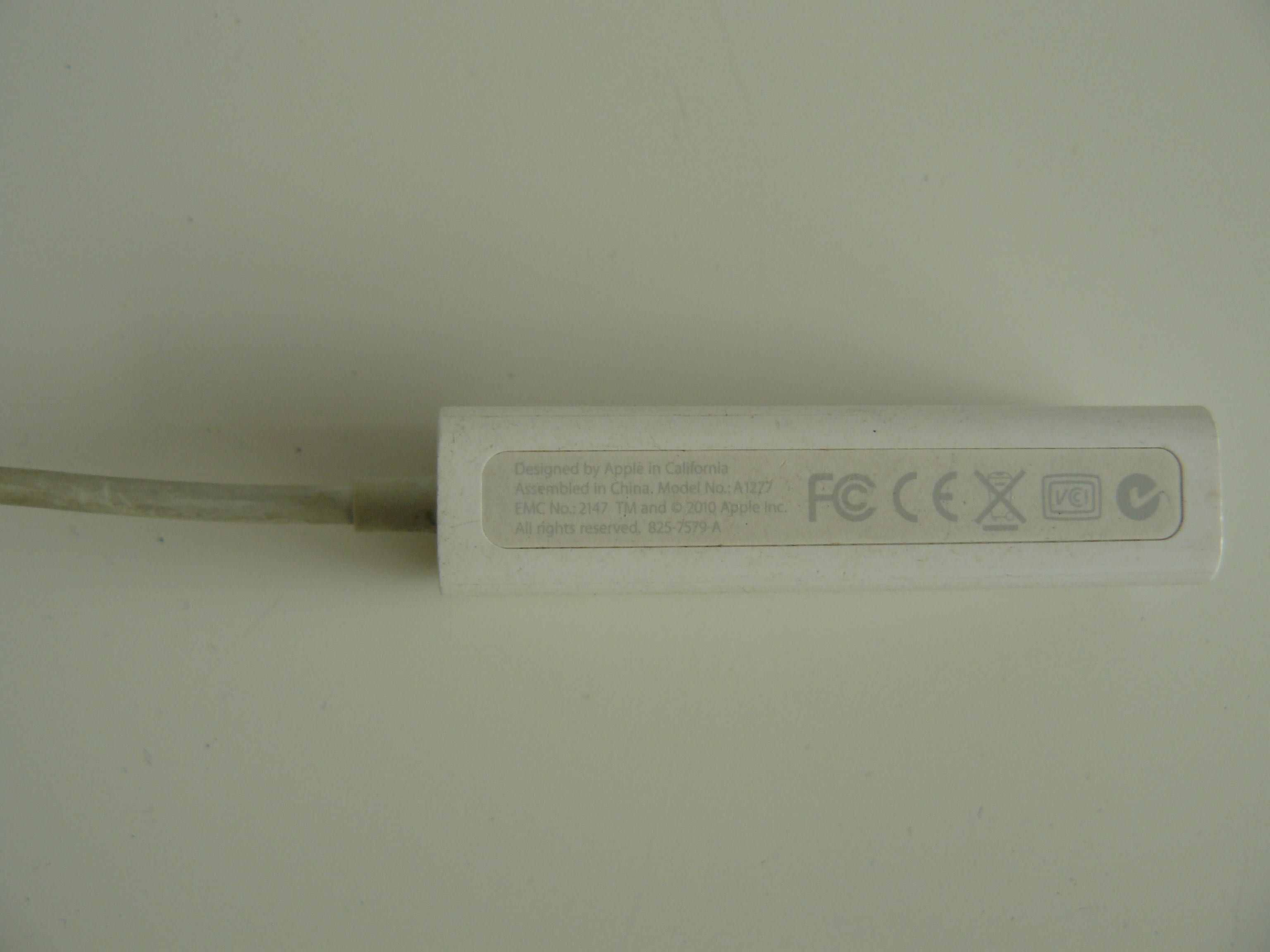 Adapter przejściówka Apple Ethernet USB
