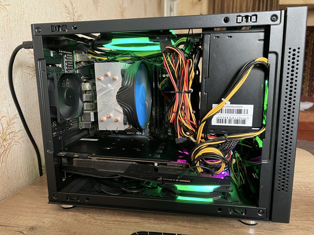 Комп + Монитор r5 2600/1080 8gb/ 16gb ddr4