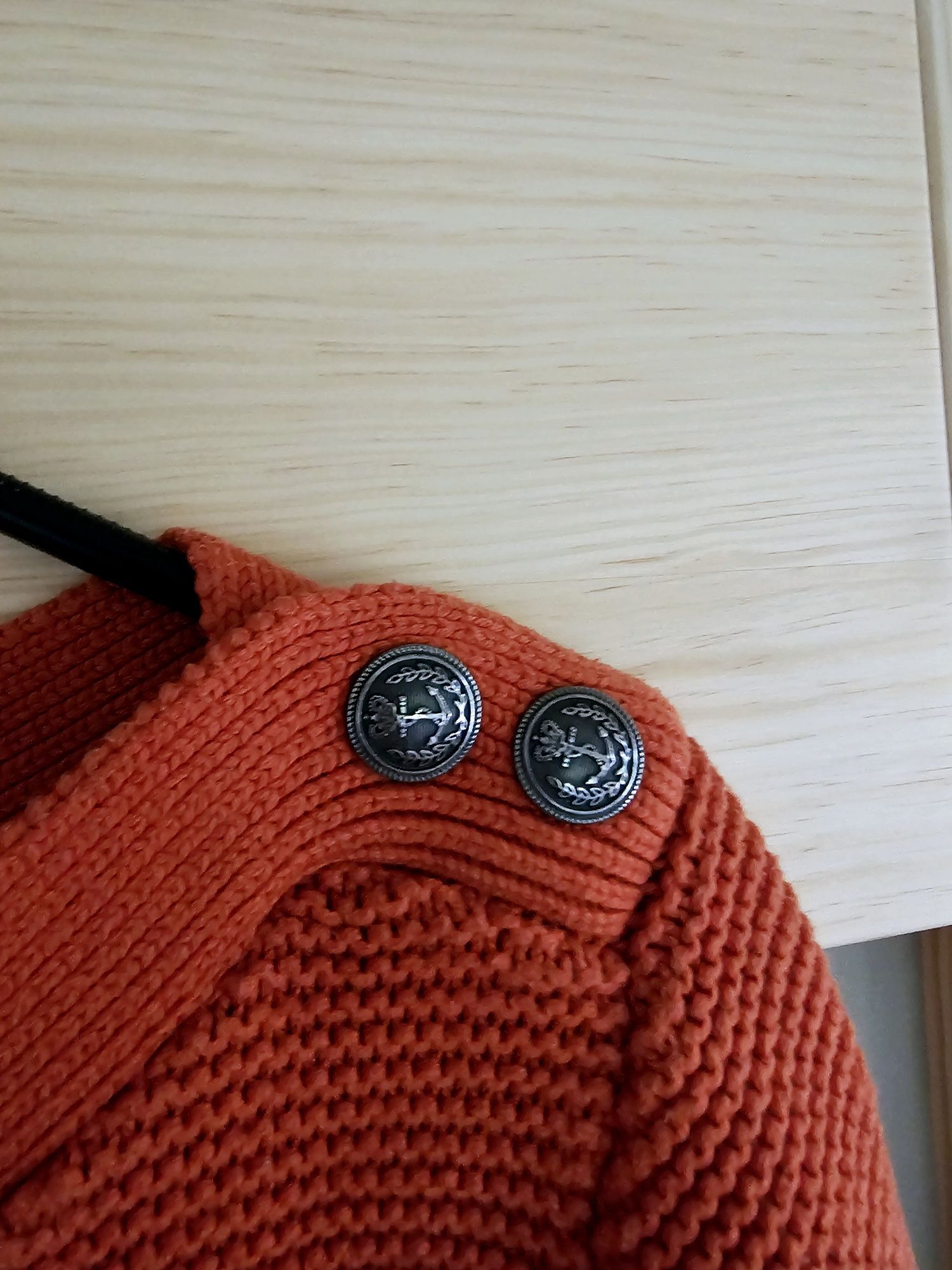 Pomarańczowy sweter Tommy Hilfiger m 38