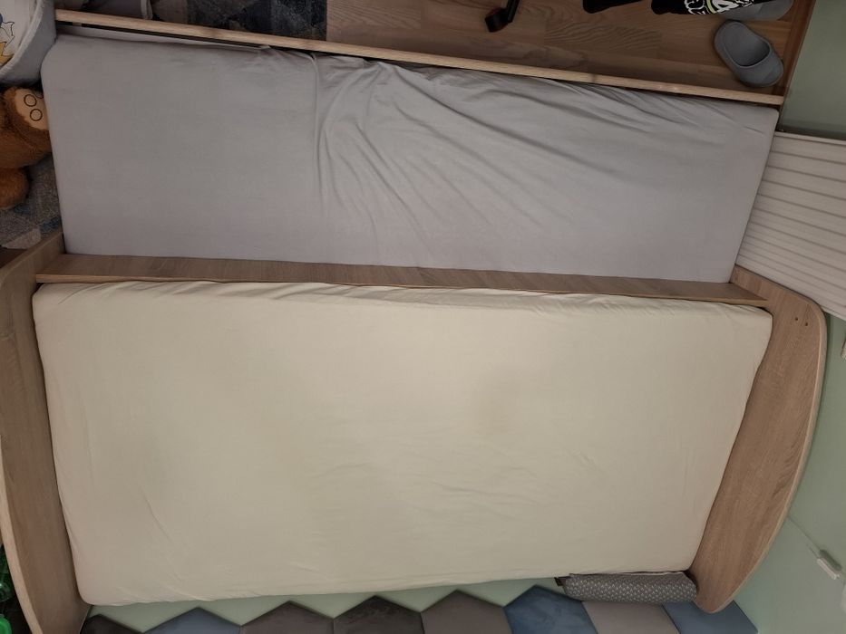 Łóżko piętrowe, podwójne, dwa  matrace 90x180