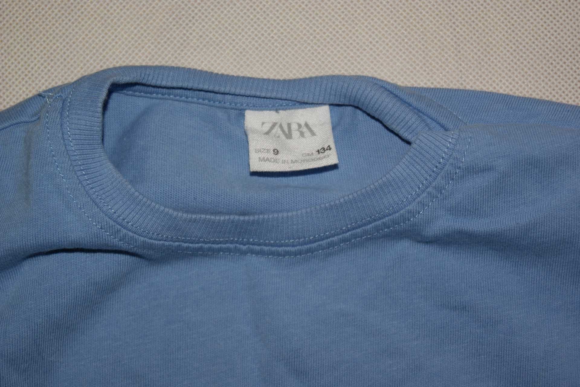 Koszulka krótka t-shirt dziewczęca ZARA roz.9 134cm