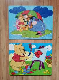 Puzzle piankowe z Kubusiem Puchatkiem 2 x 24 puzzle