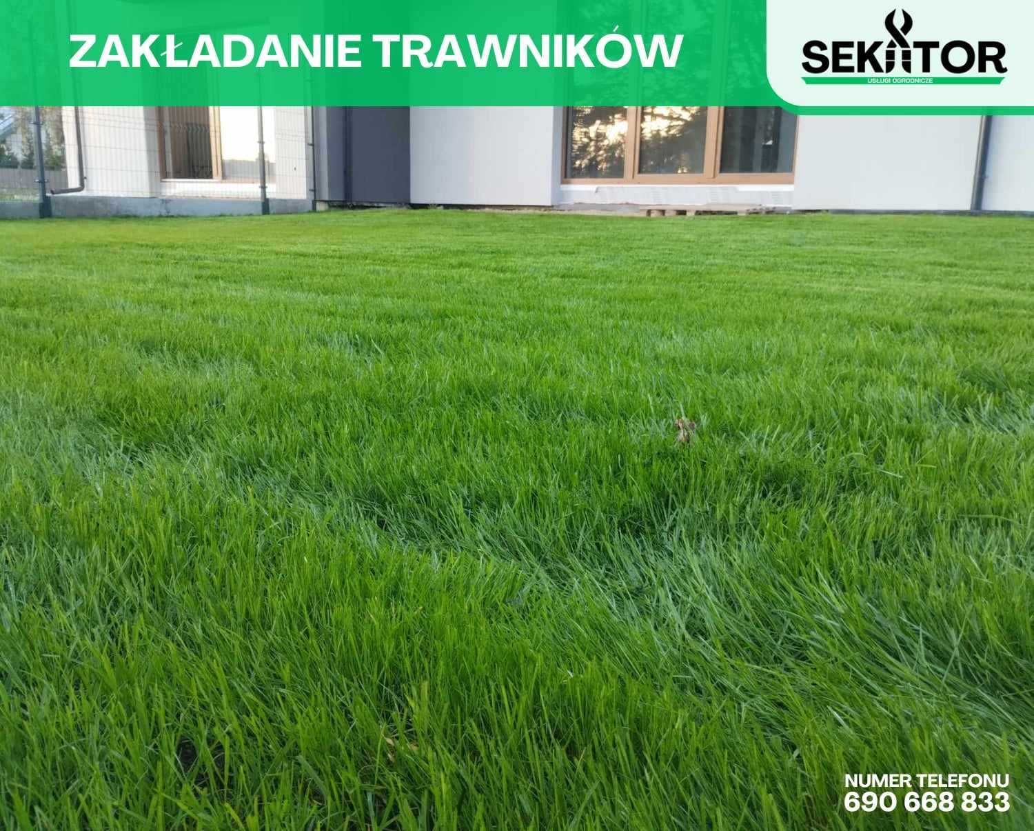 Usługi ogrodnicze zakładanie trawników ogrodów  nawodnienia  renowacja