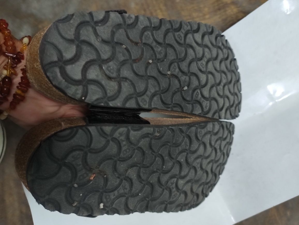 Birkenstock japonki czarne,36