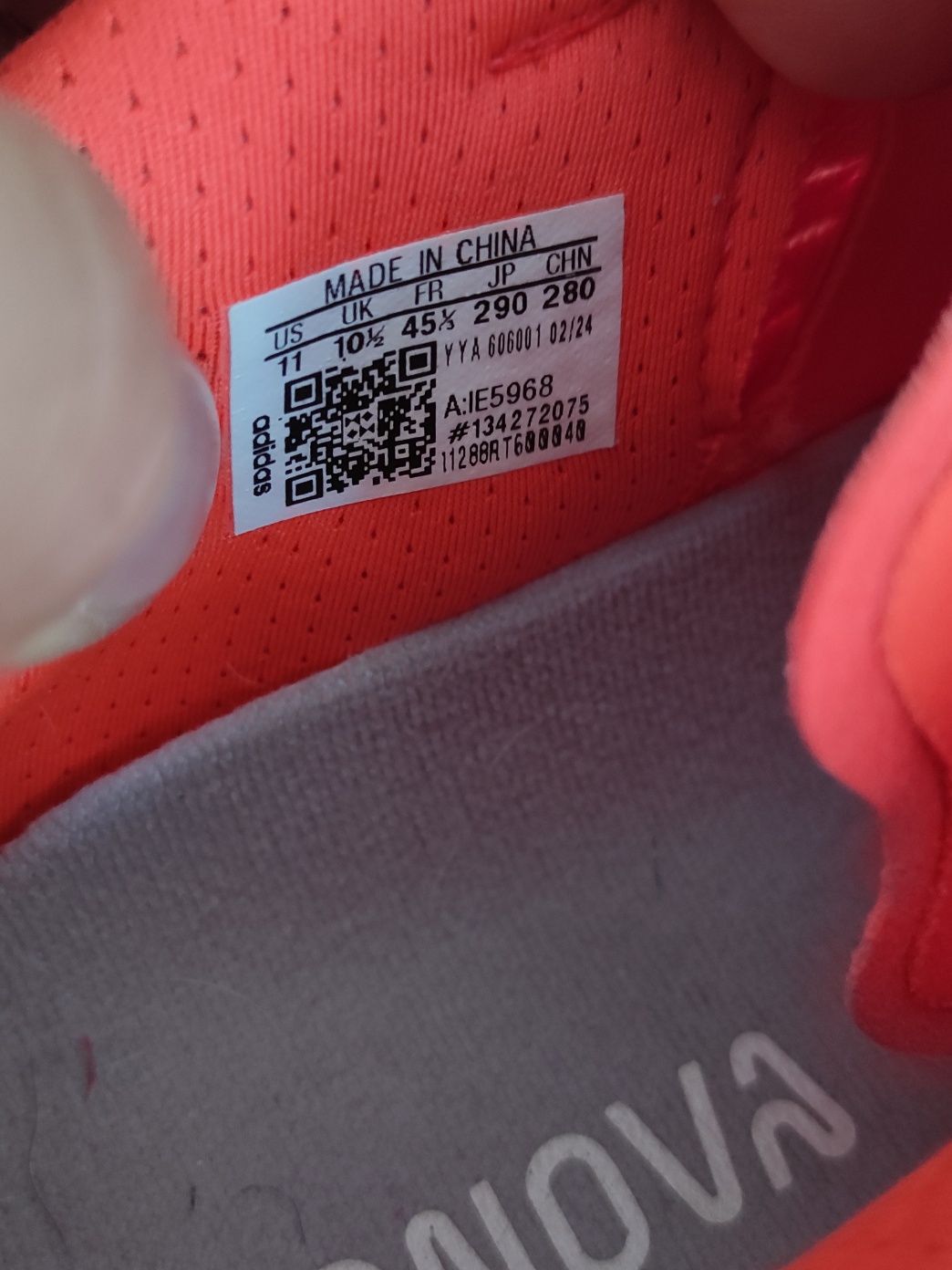 ОРИГІНАЛ 100% Кросівки Adidas Supernova Prima Running Red IE5968 45