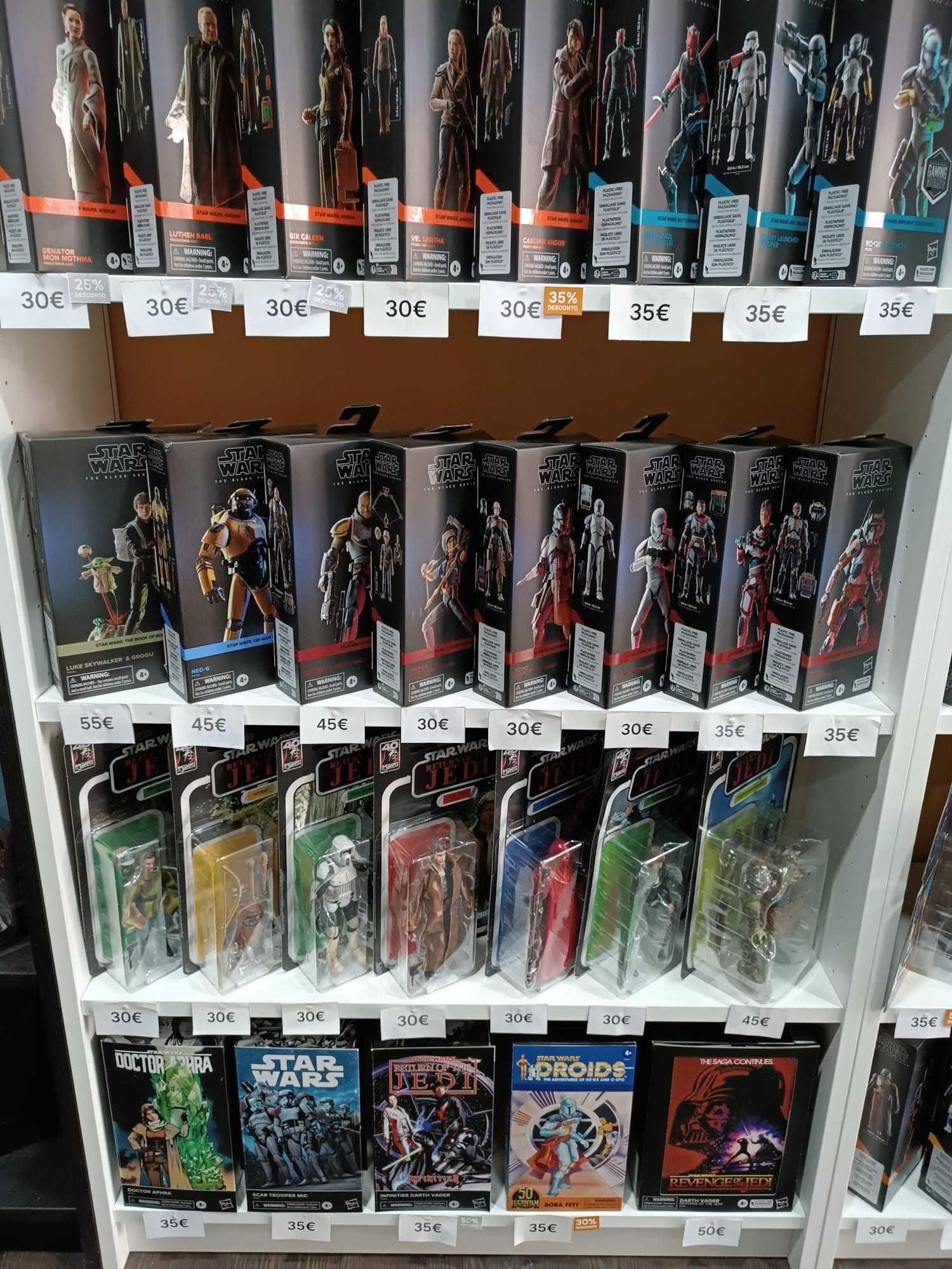 Coleção Black Series & Vintage Collection - Star Wars