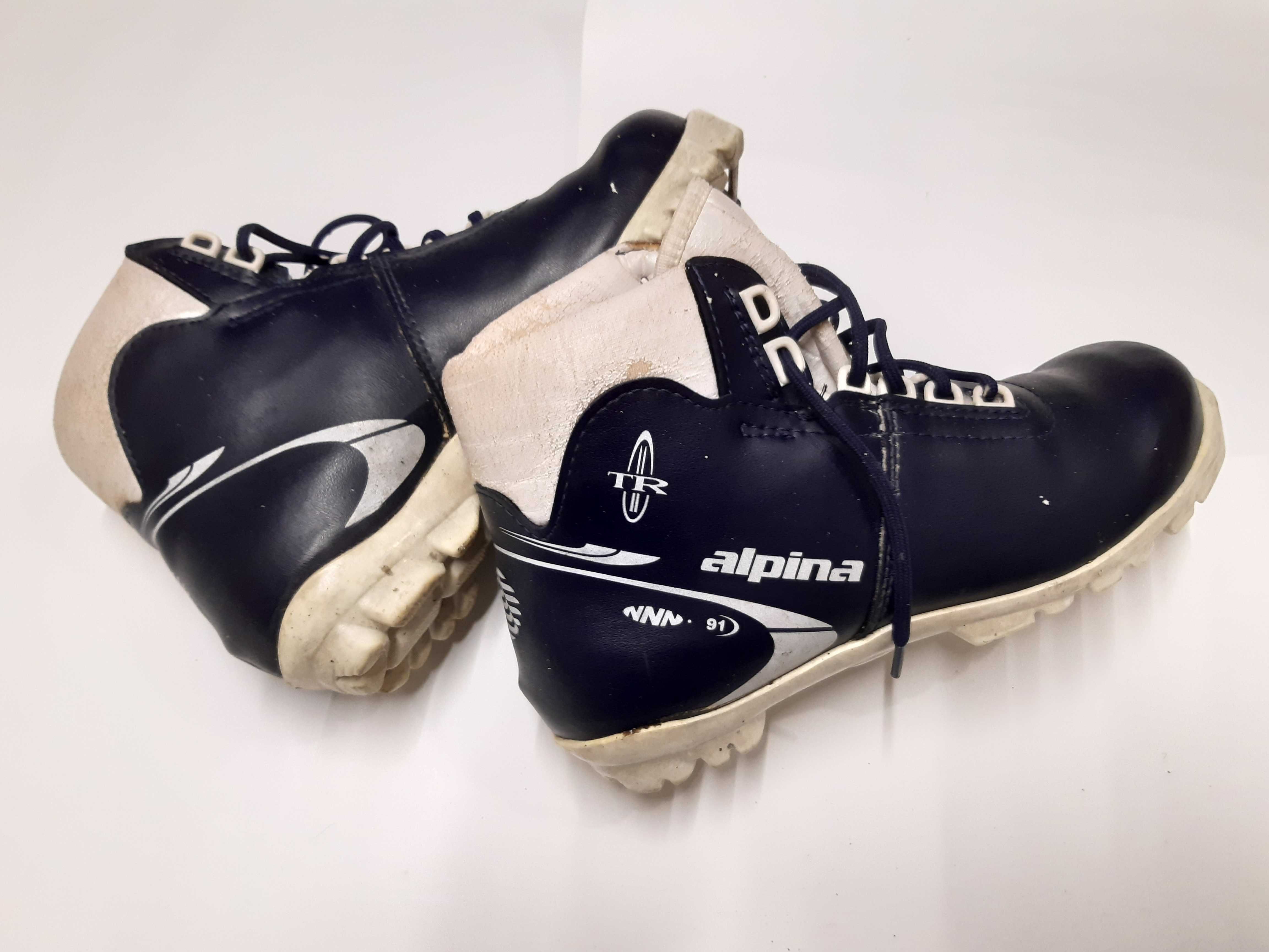Narty biegowe alpina 180 + buty + kijki + wiązania