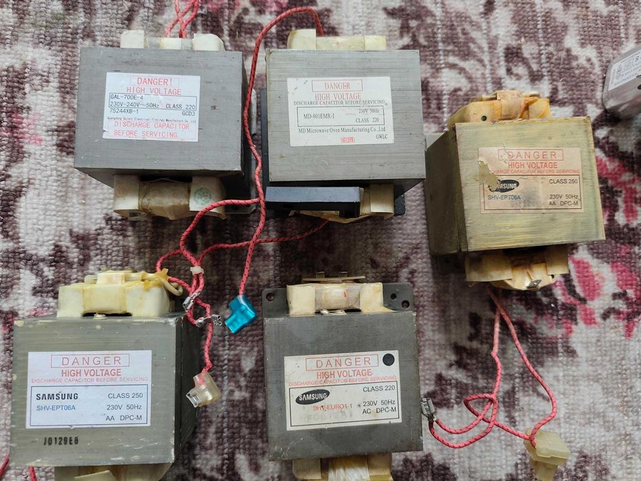 Трансформатори від мікрохвильових пічок