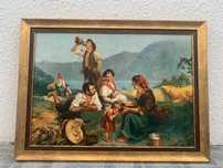 Quadro decorativo a óleo