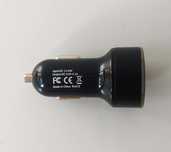 Carregador rápido USB duplo de ligar ao carro de 5V e 3.1A