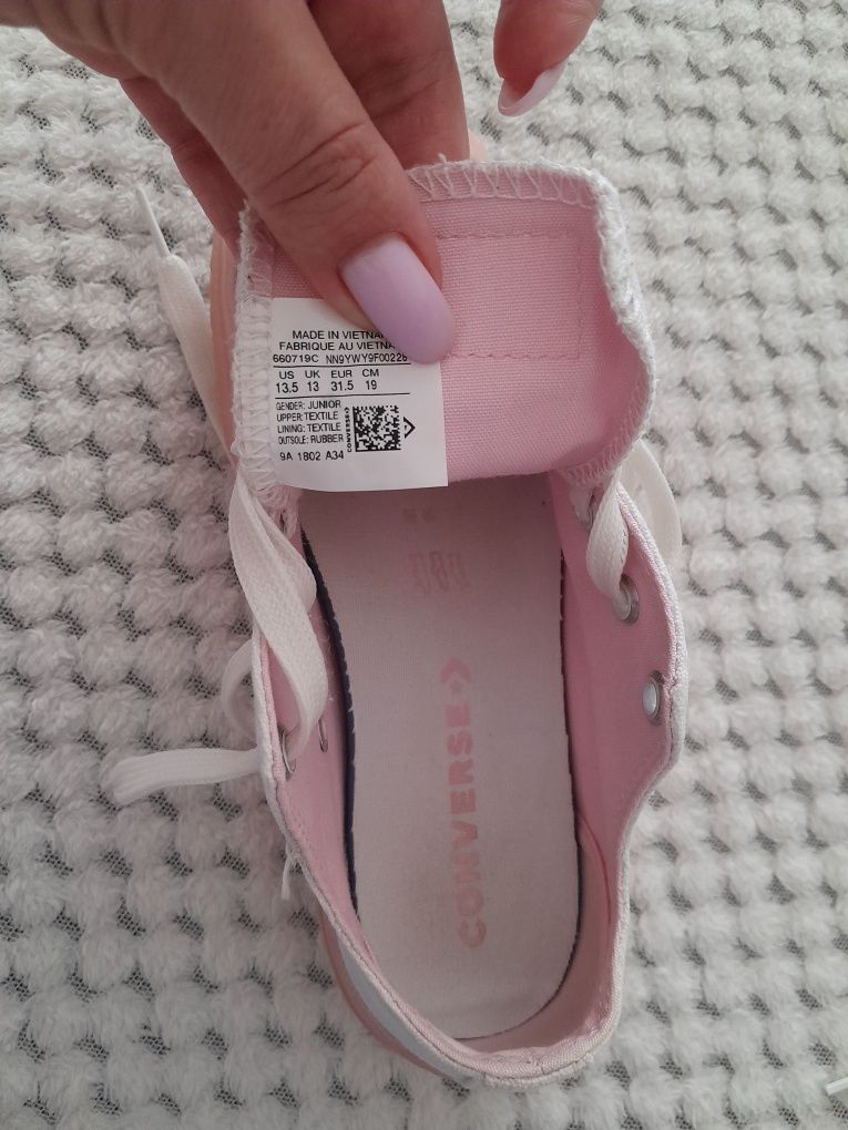 Кеды Converse белые размер 31,5