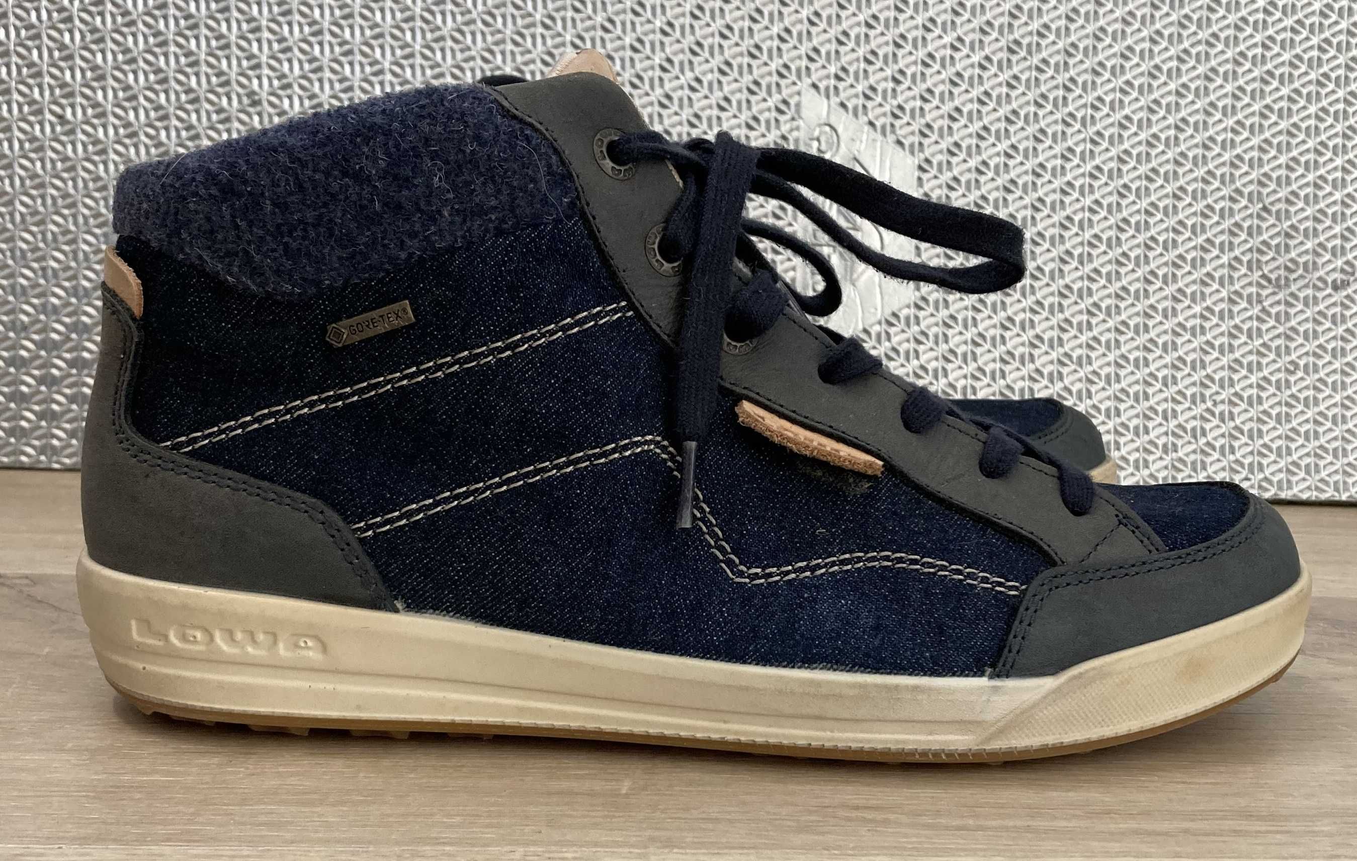 LOWA Maine GTX QC WS buty trekingowe trzewiki skóra rozm. 41