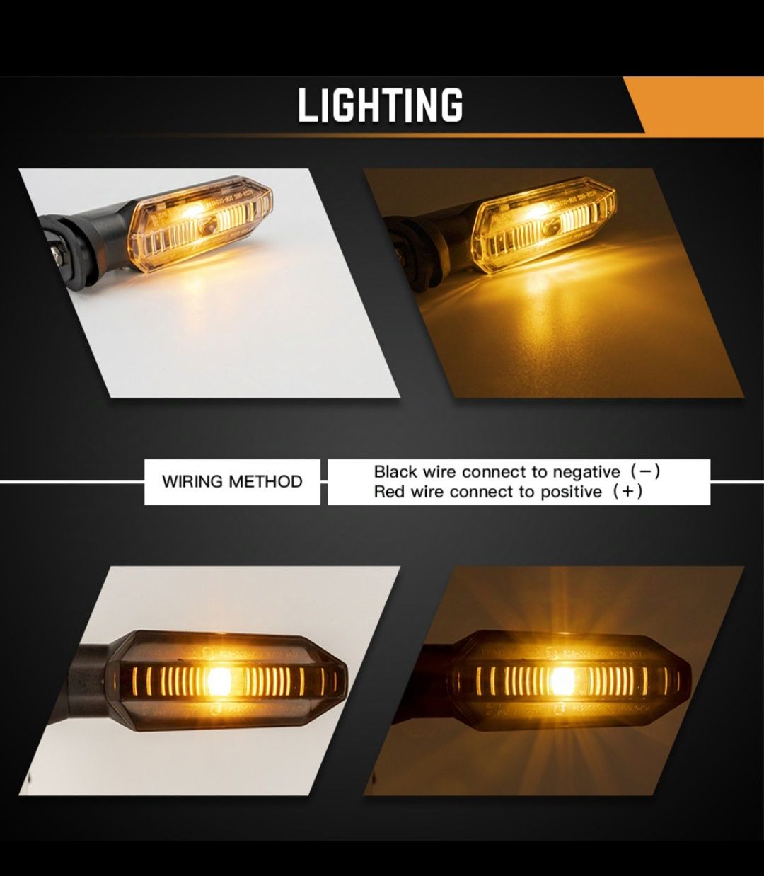 Piscas led para motos Novos
