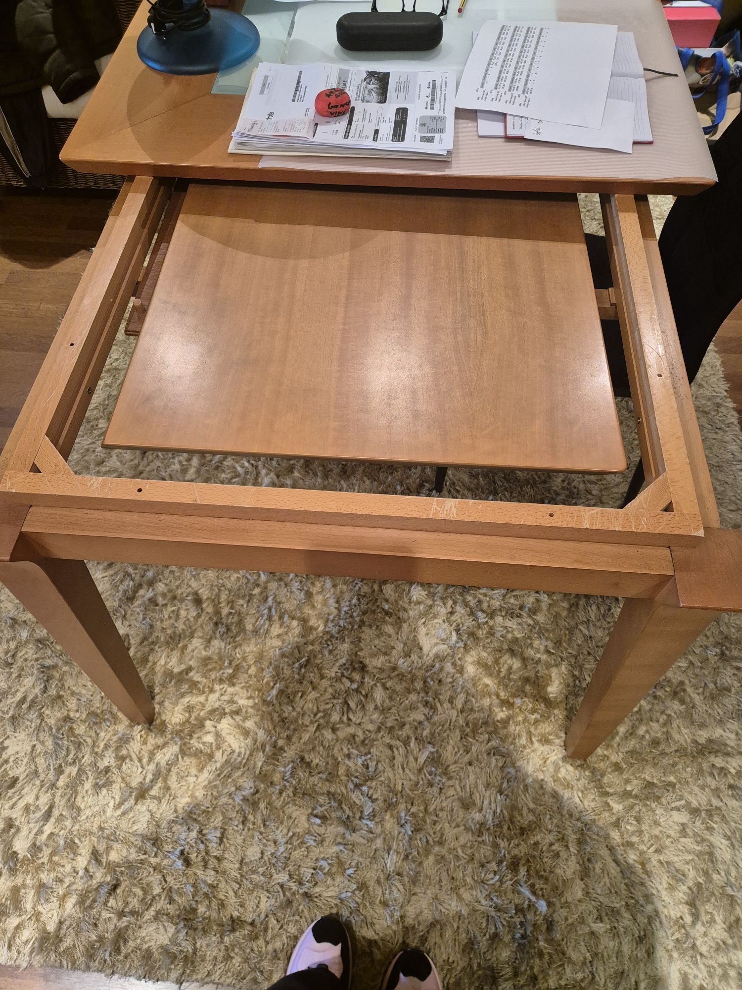 Mesa extensível para sala