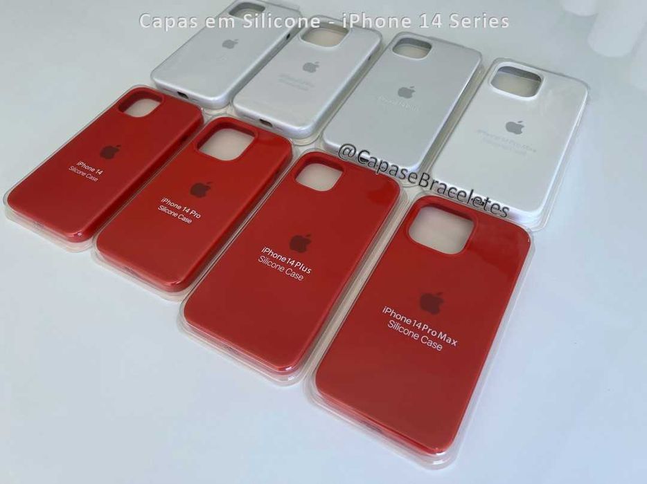 Capas em Silicone - iPhone 14 (em stock)