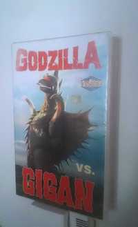 Godzilla vs Gigan vs Megalon Terror MECHAGODZILLI - VHS FILMY Kasety