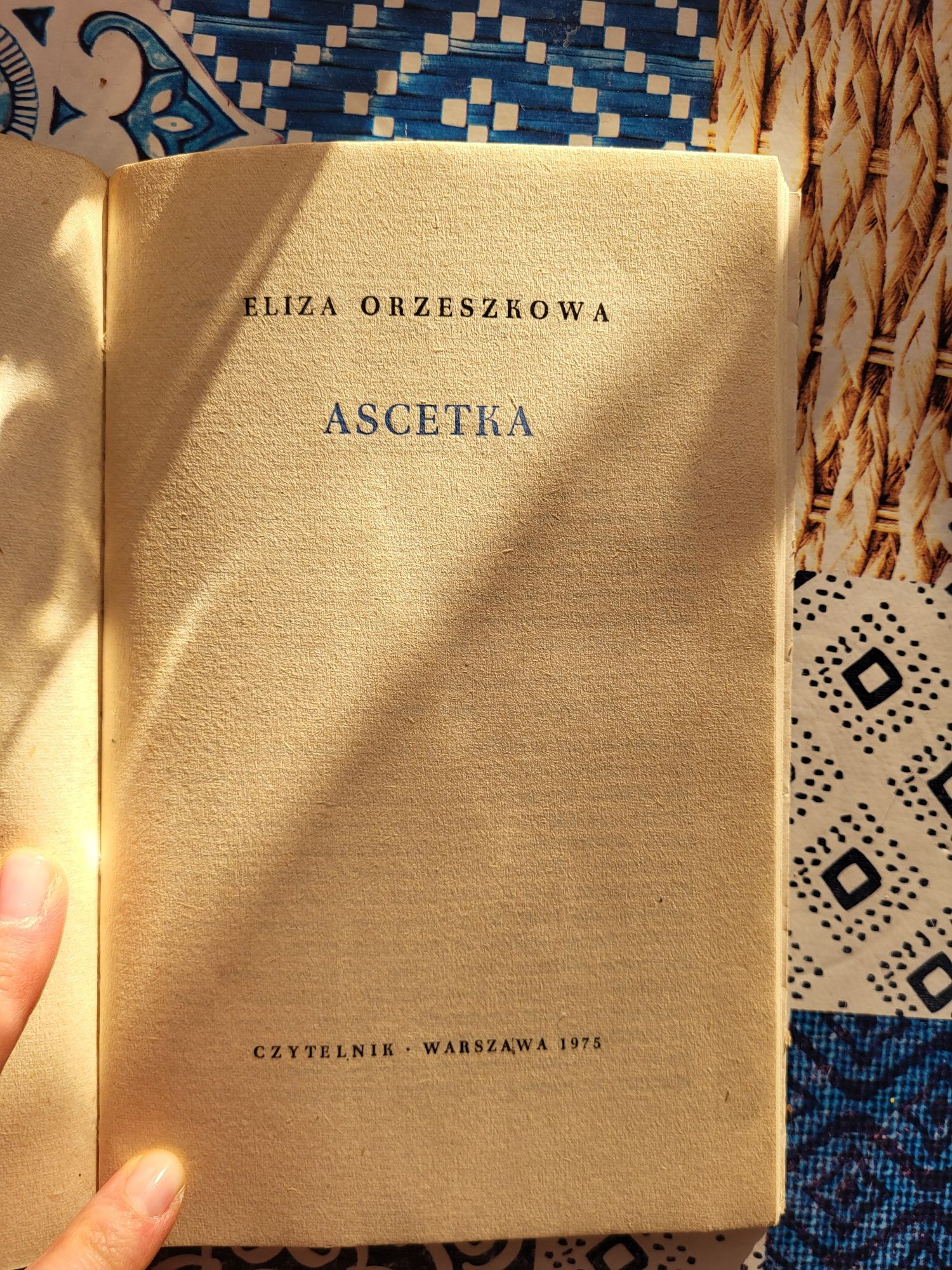 Eliza Orzeszkowa Anastazja Ascetka