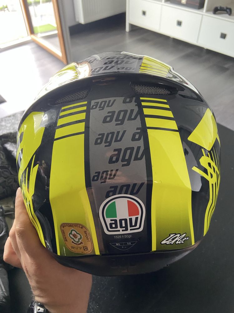 Kask motocyklowy AGV K3 SV + intercom CARDO