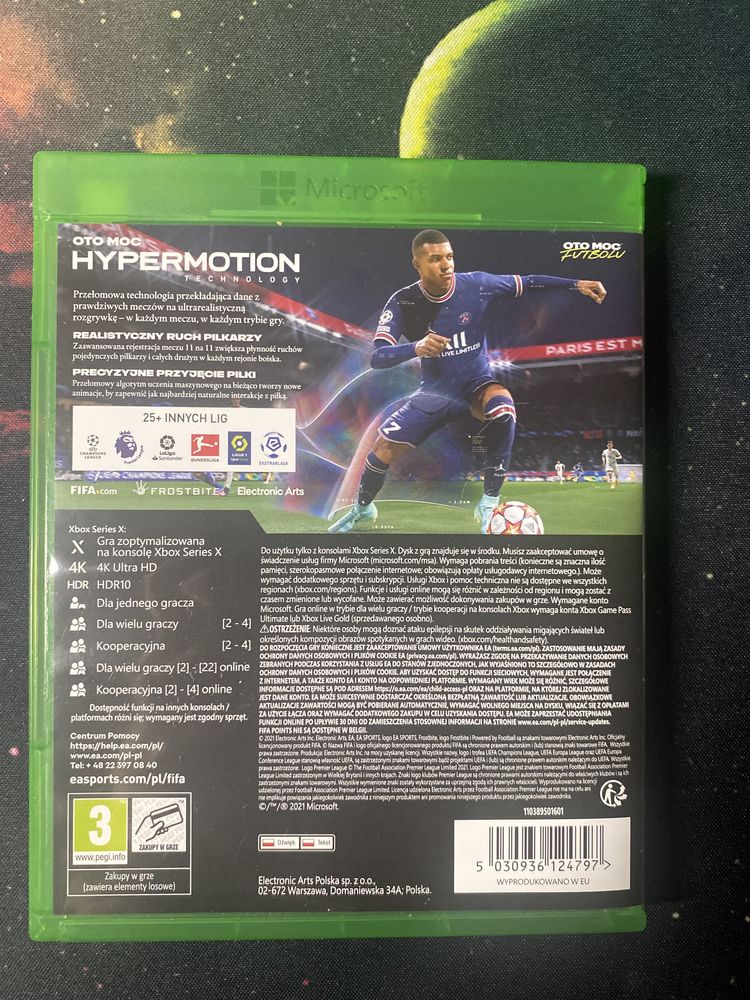 fifa 2022 na x box series x