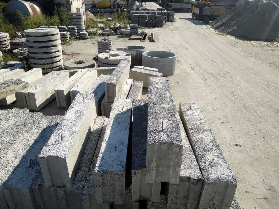 Бетонні вироби з доставкою. Бетонні кільця, блоки, бруківка