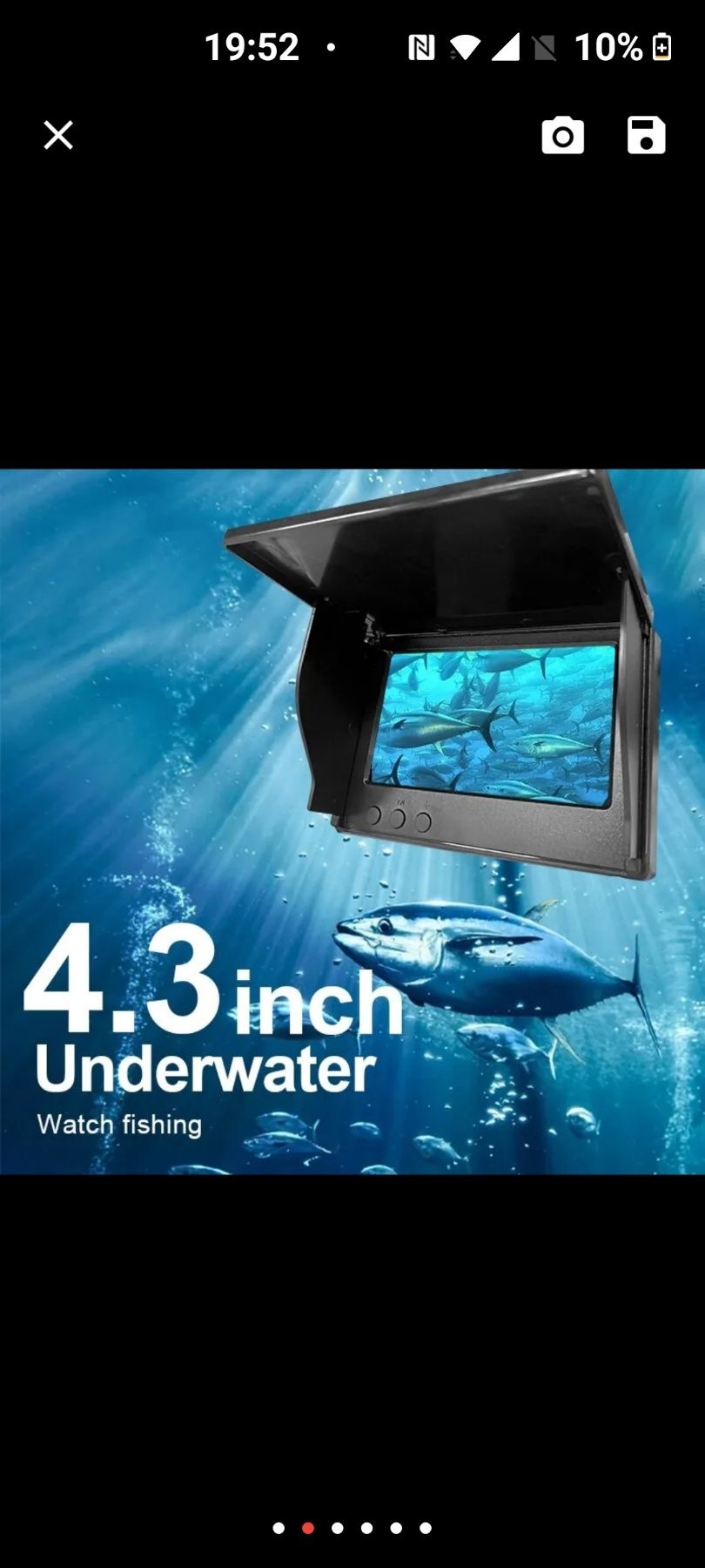 Камера для риболовлі, підводна камера 4,3" HD+ камера для зимней рыбал