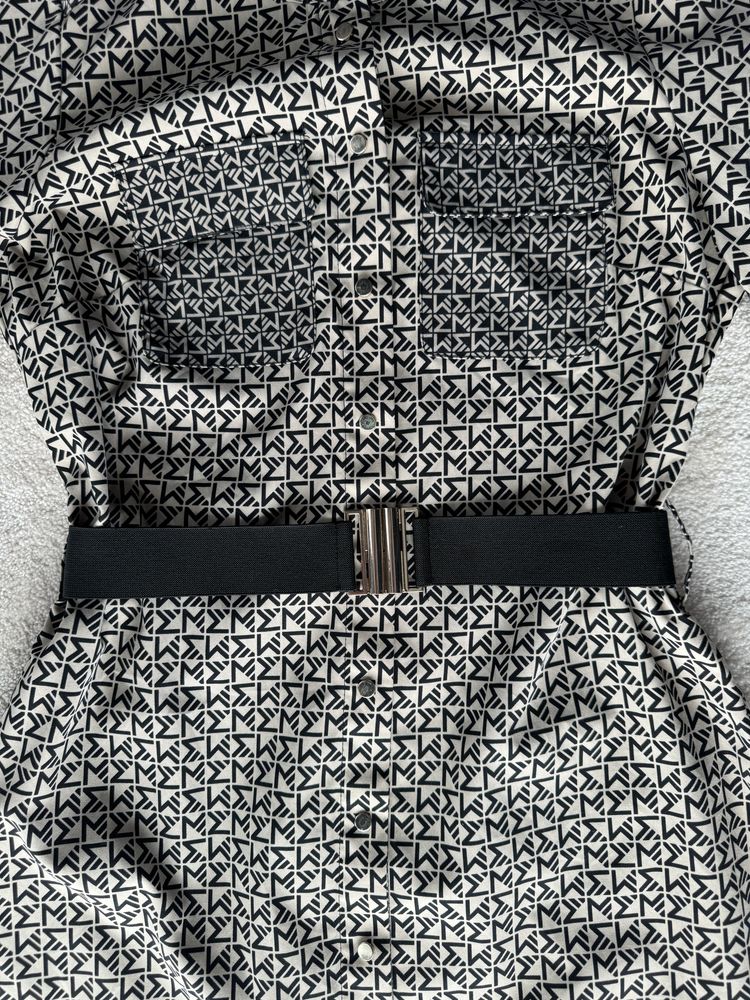 Mohito sukienka mildi 38 M z paskiem rozpinana beżowa