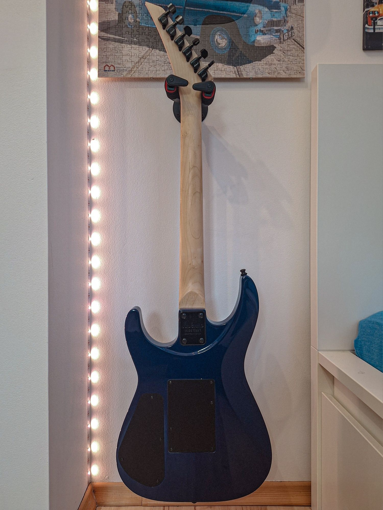 Gitara Jackson Js32 Q Dinky Dka Ah Transparent Blue