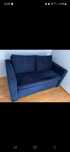 Sofa rozkładana granatowa
