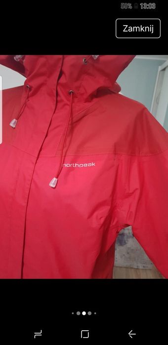 Kurtka czerwona roz. 42/XL