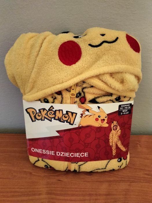 Onesie / Kombinezon / Strój /Kostium /Piżama Pokemon Pikachu 110/116cm