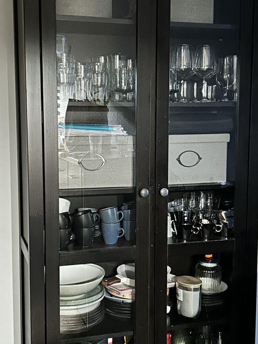 Hemnes ikea witryna szafka