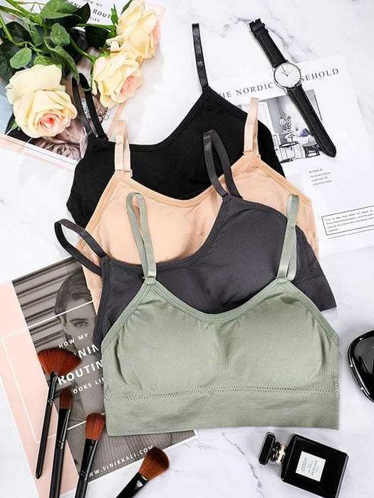 Biustonosz Sportowy Dla Kobiet - 3 Sztuki w Rozmiarze M