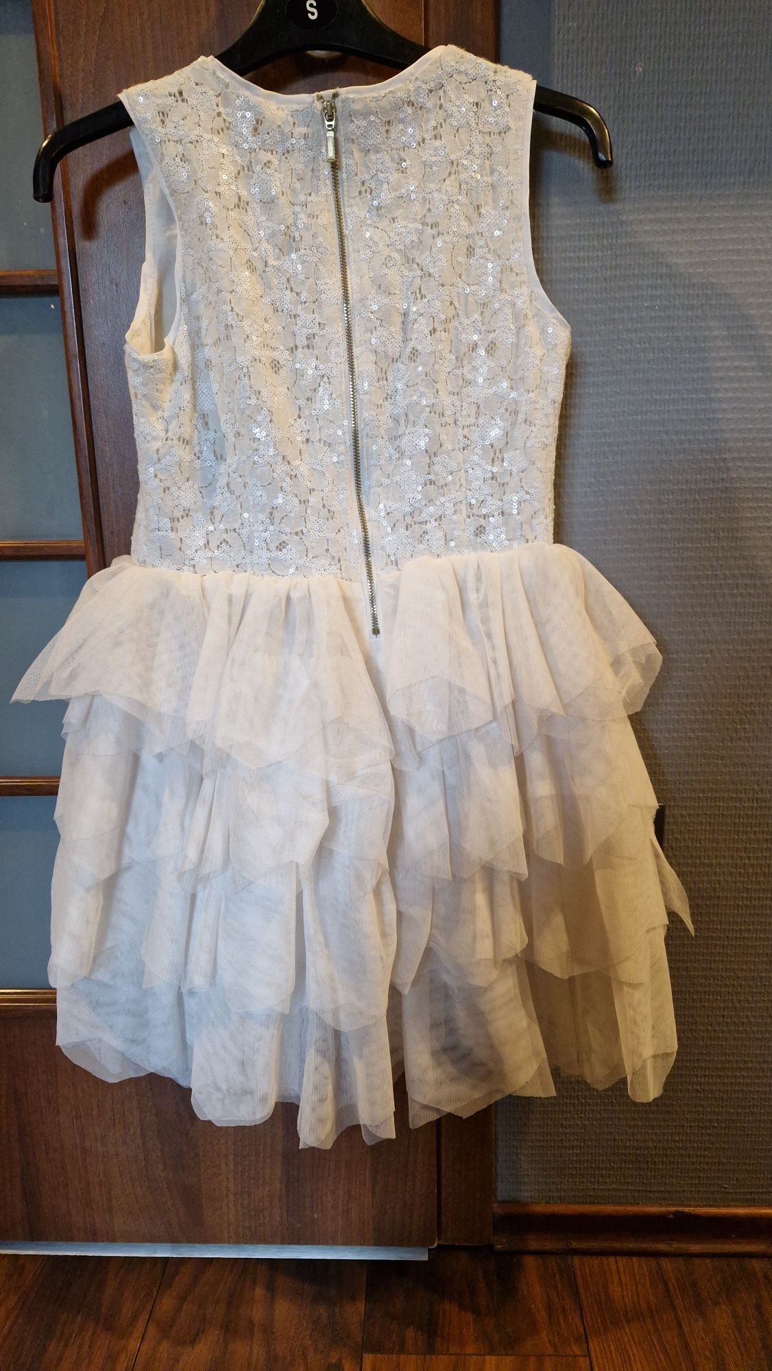 Sukienka komunia biała 152