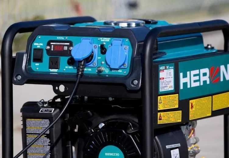 ІНВЕРТОРНИЙ Генератор HERON 1F / 3,5 HP / 3,2 кВт бензиновий