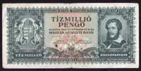 Węgry, banknot 10 milionów pengo 1945 - st. 4