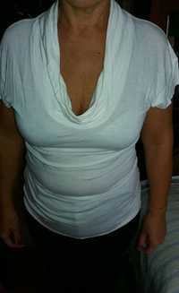 Женская блузка футболка ZARA плечи 51см